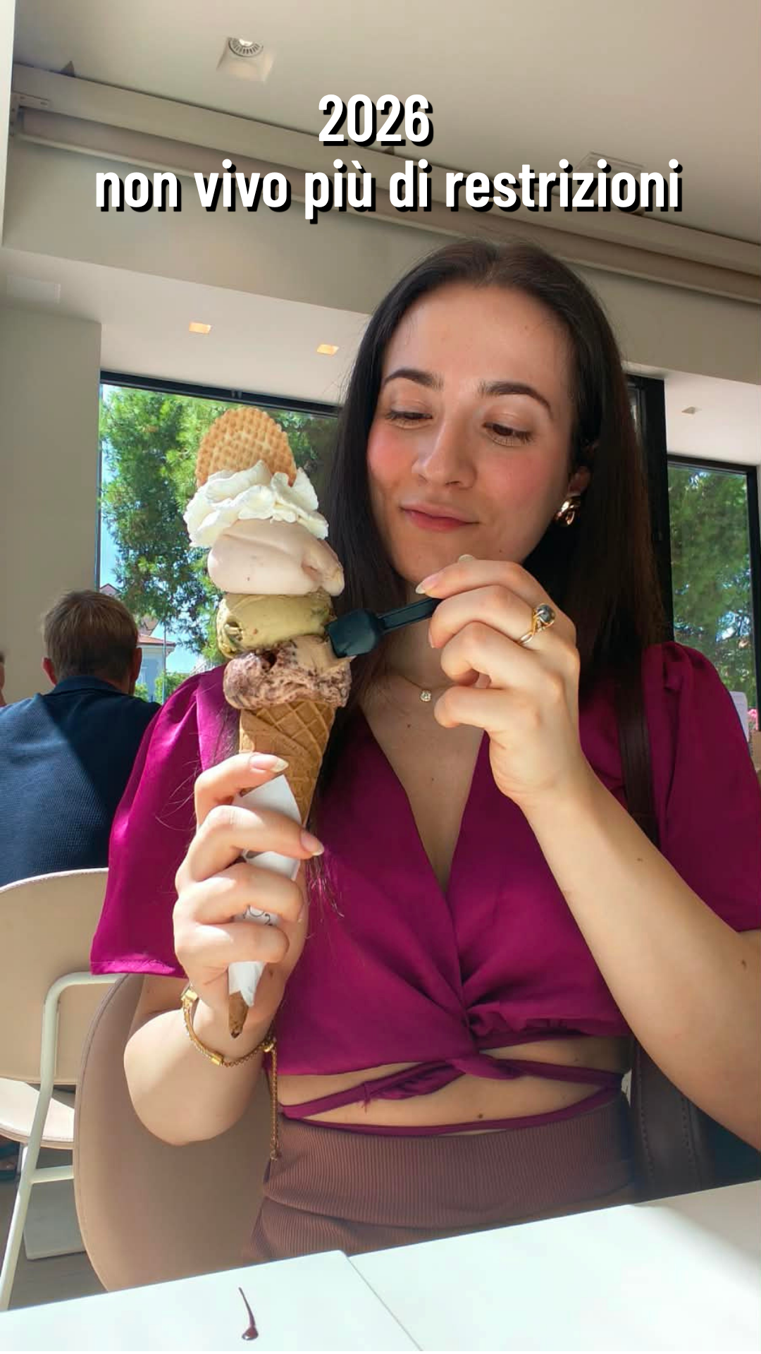 Paola nel 2026 vive l'alimentazione senza restrizioni